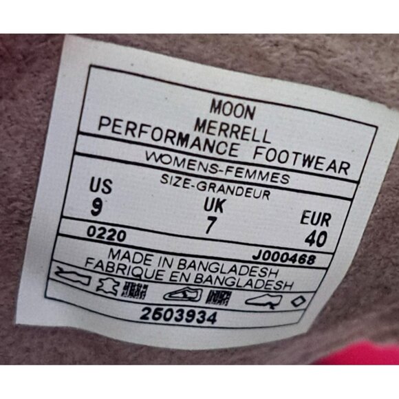 Merrell Women's 9 Moon Gray Slip-on Braided Sandals Flats - Picture 3 of 15